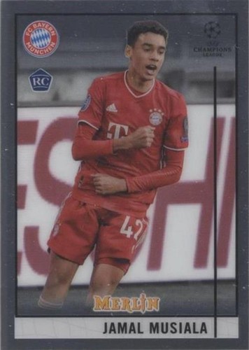 2020-21 Topps Merlin Collection Chrome UCL Jamal Musiala #73