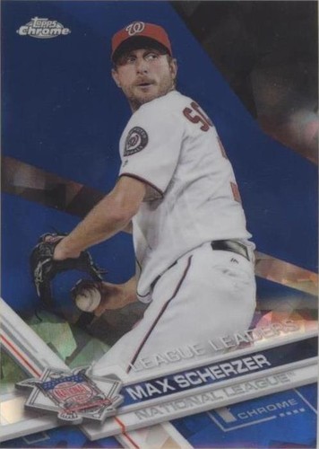 2017 Topps Chrome Sapphire Edition - Max Scherzer #145