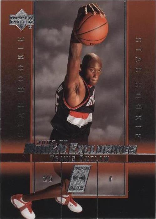 2003-04 Upper Deck Rookie Exclusives - Travis Outlaw #19