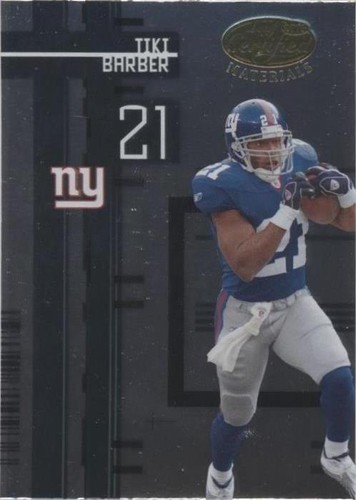 2005 Leaf Certified Materials Tiki Barber #79