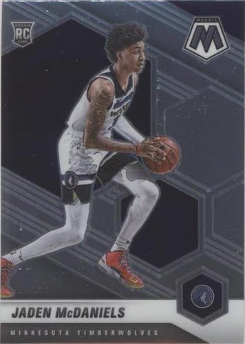 2020-21 Mosaic Blue Reactive #235 Jaden McDaniels (RC