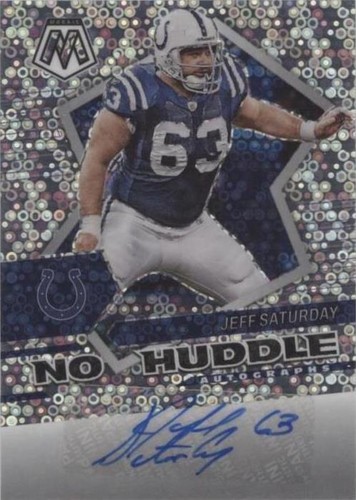 2022 Panini Mosaic Jeff Saturday #ANH-JSA