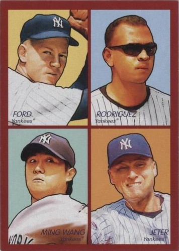 2009 Upper Deck Goudey - Alex Rodriguez Chien-Ming Wang Derek Jeter #35-7