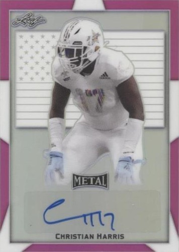 2019 Leaf Metal U.S. Army All-American Bowl Christian Harris #BA-CH1