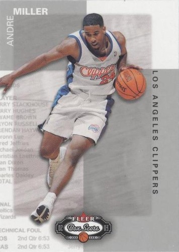 2002-03 Fleer Box Score - Andre Miller #54
