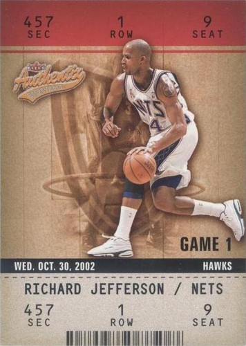 2002-03 Fleer Authentix - Richard Jefferson #8