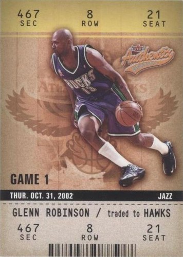 2002-03 Fleer Authentix - Glenn Robinson #68