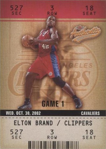 2002-03 Fleer Authentix - Elton Brand #81