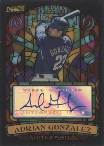 2008 Topps Stadium Club - Adrian Gonzalez #BTA-AG