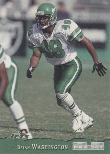 1993 Pro Set Brian Washington #327