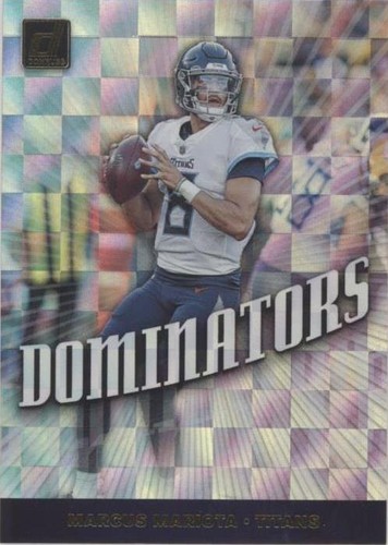 2019 Panini Donruss Marcus Mariota #DOM-40
