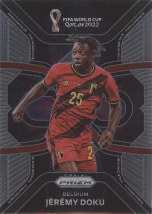 2022 Panini Prizm World Cup Qatar Jeremy Doku #26