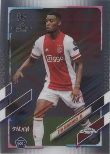 2020-21 Topps Chrome X Steve Aoki UCL Ryan Gravenberch #98
