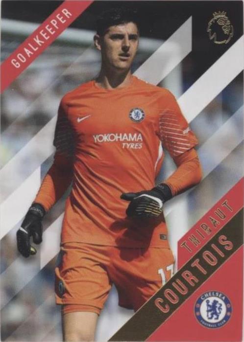 2017-18 Topps Premier League Gold Thibaut Courtois #30