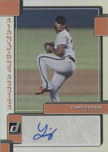2022 Panini Donruss - Camilo Doval #SS-CD
