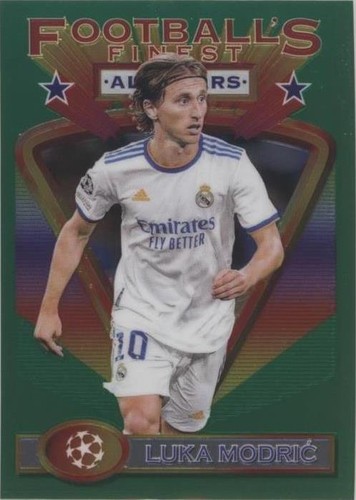 2021-22 Topps Finest Flashbacks UCL Luka Modric #87