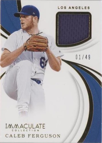 2019 Panini Immaculate Collection - Caleb Ferguson #IS-CF