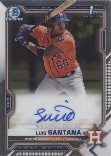 2021 Bowman - Luis Santana #CPA-LS