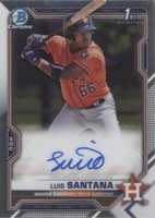 2021 Bowman - Luis Santana #CPA-LS