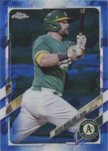 2021 Topps Chrome Update Series Sapphire Edition - Mitch Moreland #US4