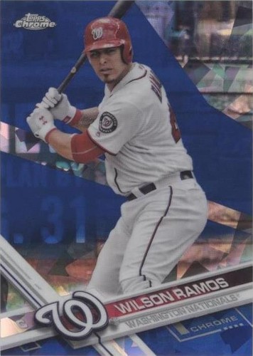 2017 Topps Chrome Sapphire Edition - Wilson Ramos #191