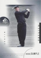 2001 SP Authentic Preview - Justin Leonard #32