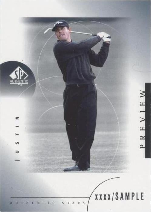 2001 SP Authentic Preview - Justin Leonard #32