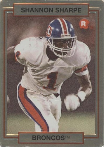 1990 Action Packed Rookie Update Shannon Sharpe #46