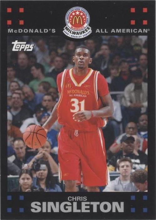 2008 Topps McDonald's All-American Game - Chris Singleton #CS