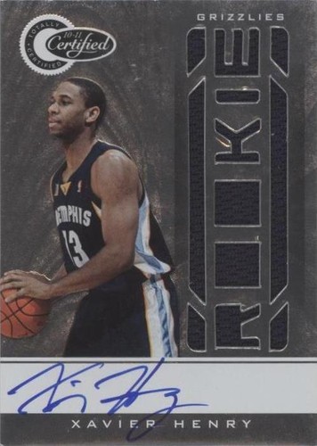 2010-11 Totally Certified - Xavier Henry #166