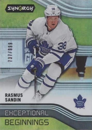 2019-20 Upper Deck Synergy - Rasmus Sandin #EB-27