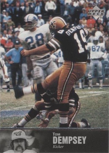 1997 Upper Deck NFL Legends Tom Dempsey #98