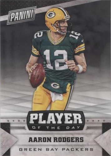 2016 Panini NFL Player of the Day Aaron Rodgers #7