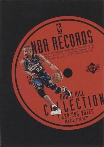 1997-98 Upper Deck Hardcourt MICHAEL JORDAN / GRANT HILL Holding