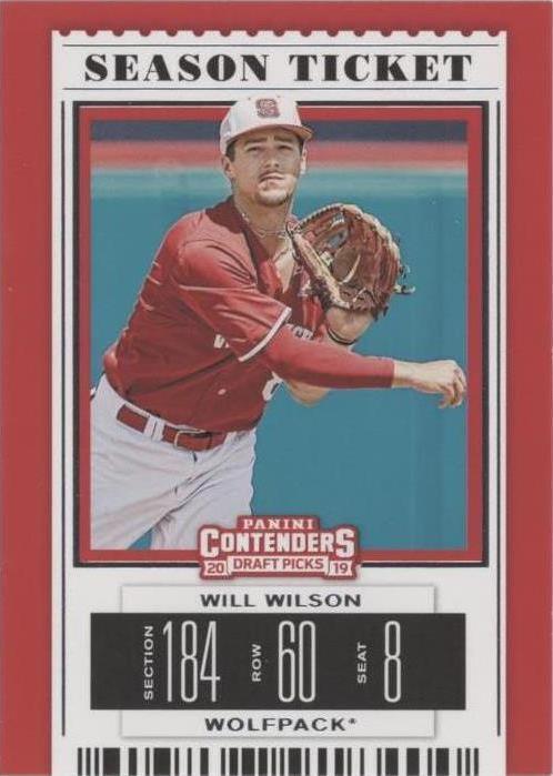 2019 Panini Contenders Draft Picks - Will Wilson #24