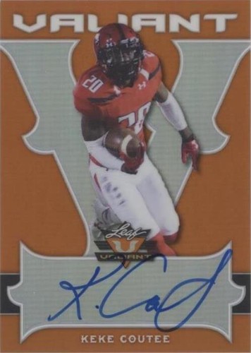 2018 Leaf Valiant Keke Coutee #BA-KC1