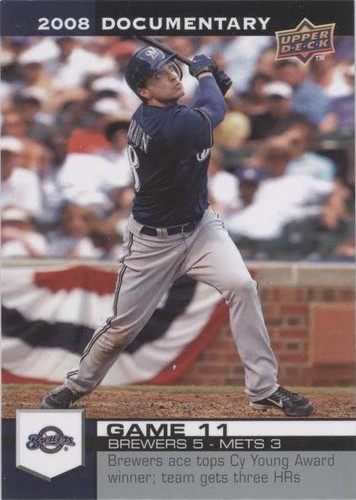 2008 Upper Deck Documentary - Ryan Braun #451