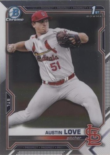 2021 Bowman Draft - Austin Love #BDC-164
