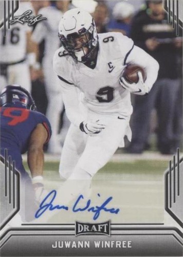 2019 Leaf Draft Juwann Winfree #BA-JW2