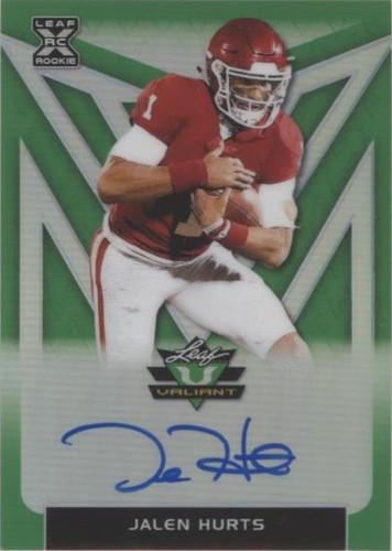2020 Leaf Valiant Jalen Hurts #BA-JH1