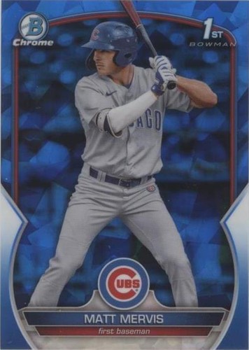 2023 Bowman Sapphire Edition - Matt Mervis #BCP-74