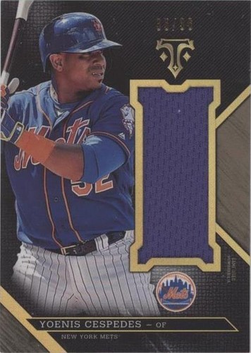 2016 Topps Triple Threads - Yoenis Cespedes #UJR-YCS