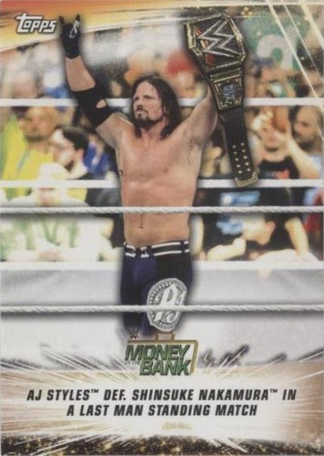 2019 Topps WWE Summerslam - AJ Styles #74