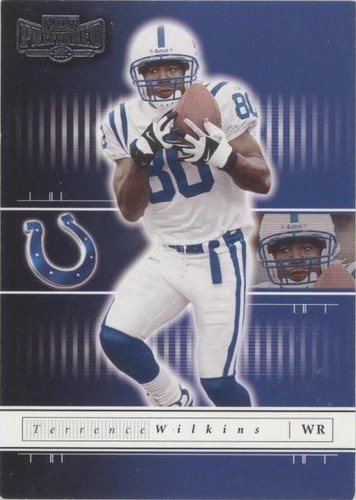 2001 Playoff Preferred Terrence Wilkins #18