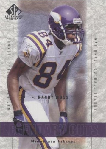 2002 SP Legendary Cuts Randy Moss #65