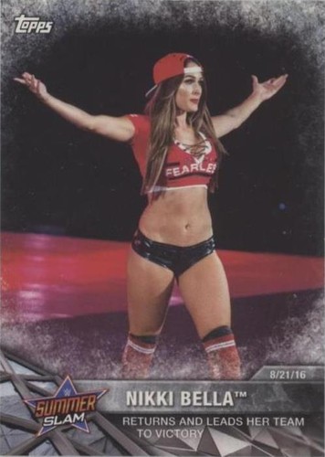 Nikki Bella 2017 Topps WWE Authentic Kiss Card Auto