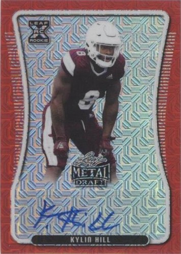 2021 Leaf Metal Draft Kylin Hill #BA-KH1