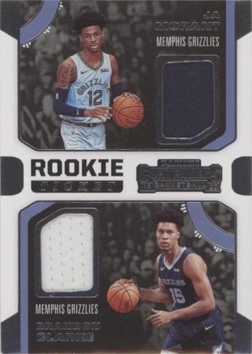 2019-20 Panini Contenders - Ja Morant/Brandon Clarke #RDW-JB