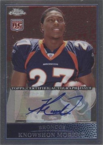 2009 Topps Chrome Knowshon Moreno #TC171