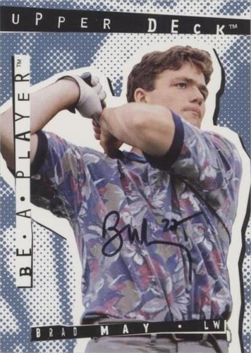 1994-95 Upper Deck Be a Player - Brad May #22
